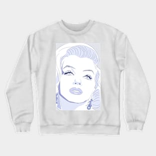 White Fur Session Crewneck Sweatshirt